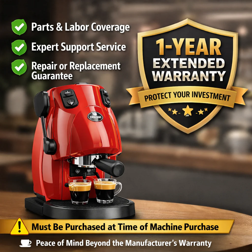 1-Year Extended Warranty - Didiesse Frog ESE Espresso POD Machine