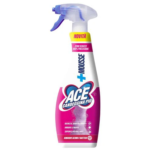 Ace Bleach Plus Spray Floral Harmony, Candeggina Piu + Mousse, 690 ml