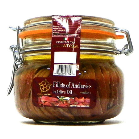 Agostino Recca Fillet of Anchovies, 19.05 OZ Jar