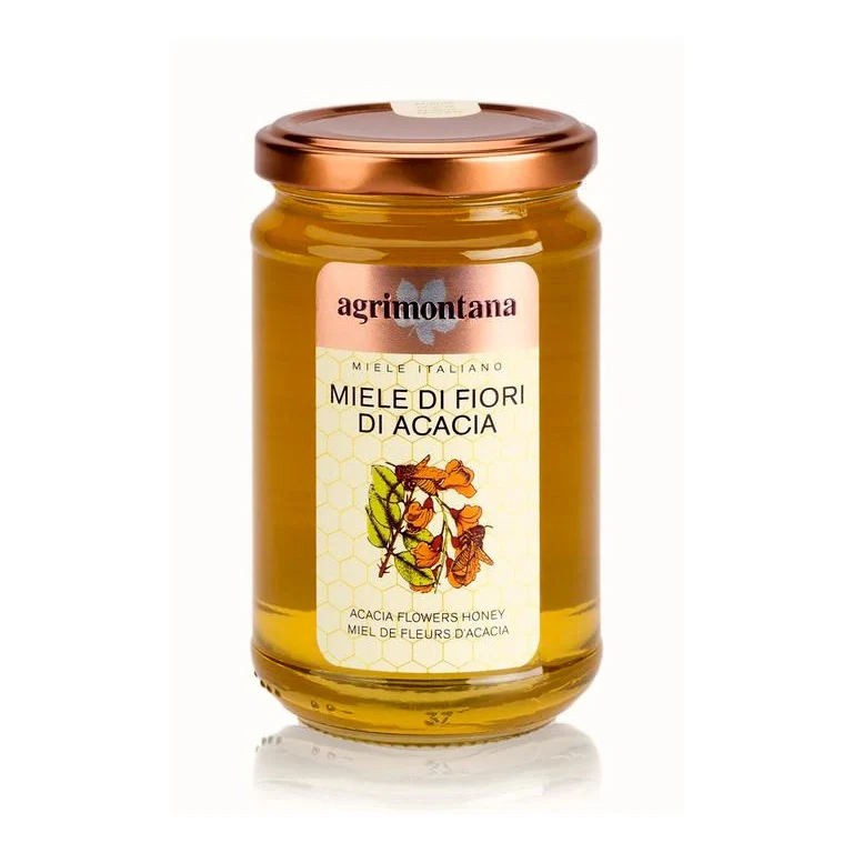 Agrimontana Acacia Flower Honey, Miele di Fiori di Acacia, 14.1 oz | 400g