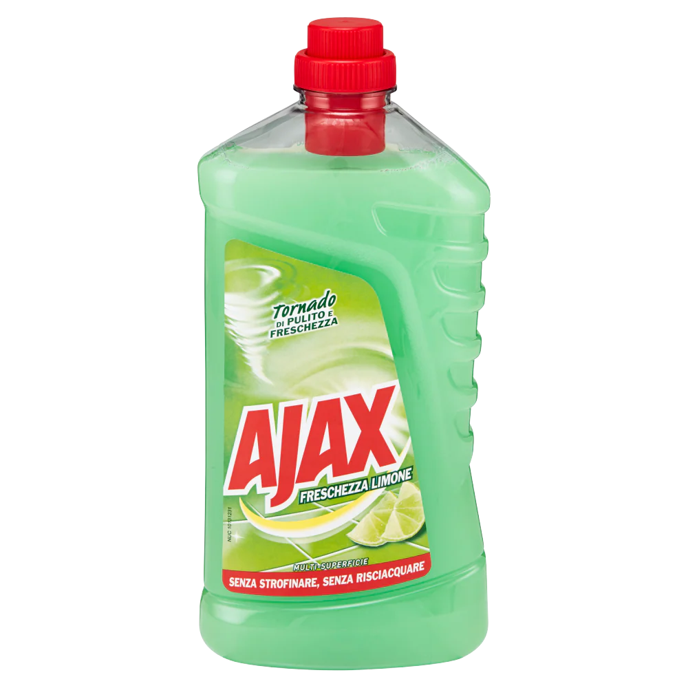 Ajax Freschezza Limone, Lemon Scent, Optimal 7, 1L