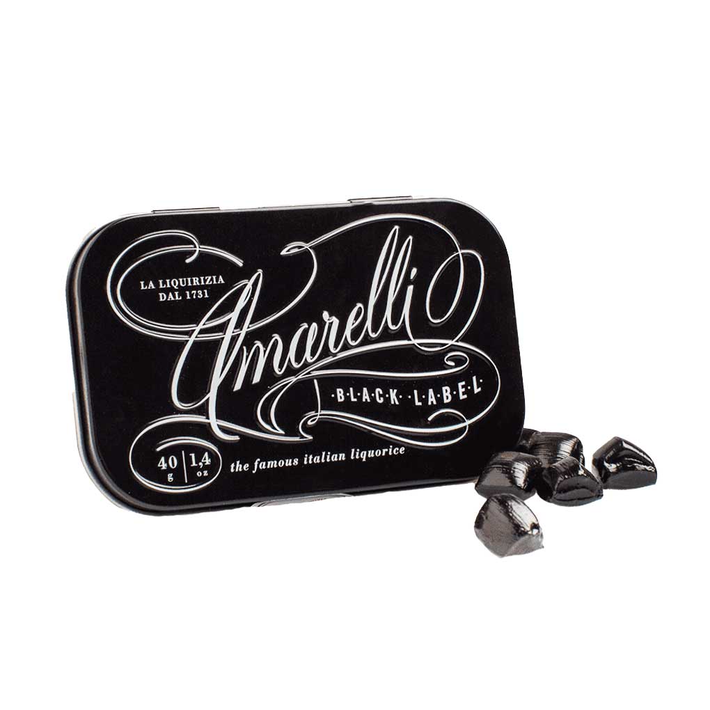 Amarelli – Pure Licorice Black Label, di Calabria DOP, 1.4 oz (40 g) | Product of Italy | DOP Certified - Image 2