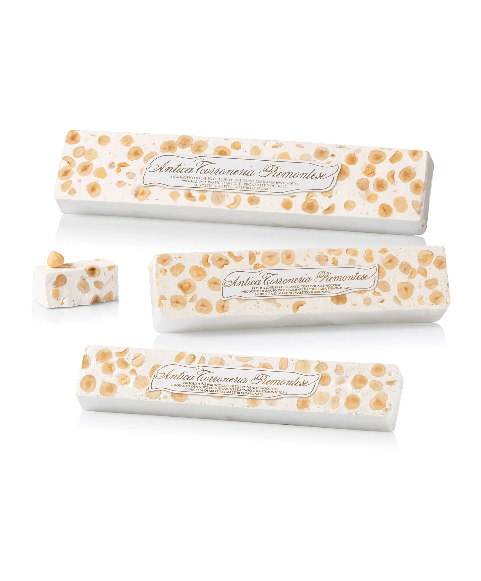 Antica Torroneria Piemontese Crunchy Torrone, Hazelnuts, 14.10 oz | 400g
