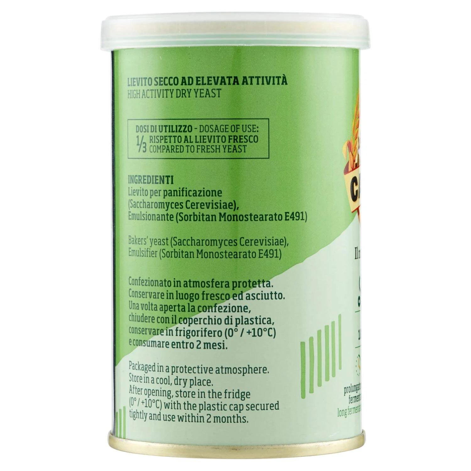 Caputo Lievito Active Dry Yeast, Made in Italy, Perfect with 00 Flour, 3.5 Ounce Can - Image 2
