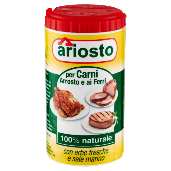 Ariosto Seasoning for Roast and Grilled Meat Rub, 2.82 oz | 80g