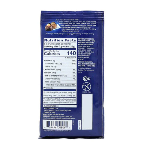 Baci Perugina, Coffee Dark Chocolate Bag, 4.4 oz | 125g - Image 2