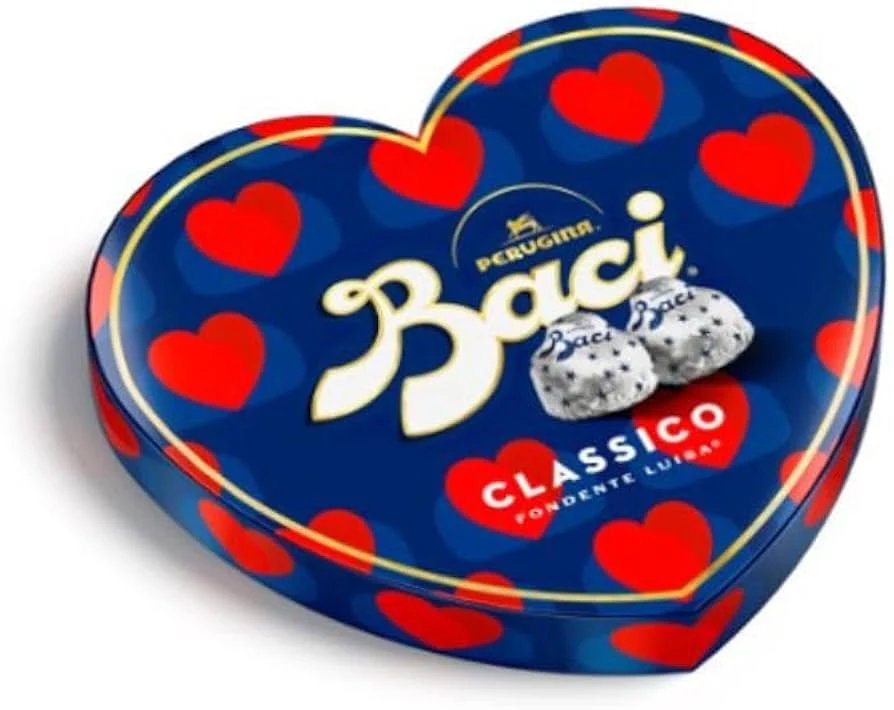 Baci Perugina Heart Box – Classic Original Dark Chocolate, Valentine’s Day Collection, 3.5 oz | 100g - Image 2