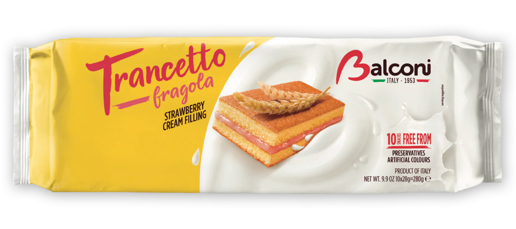 Balconi Trancetto Strawberry Cream Filling, 280g