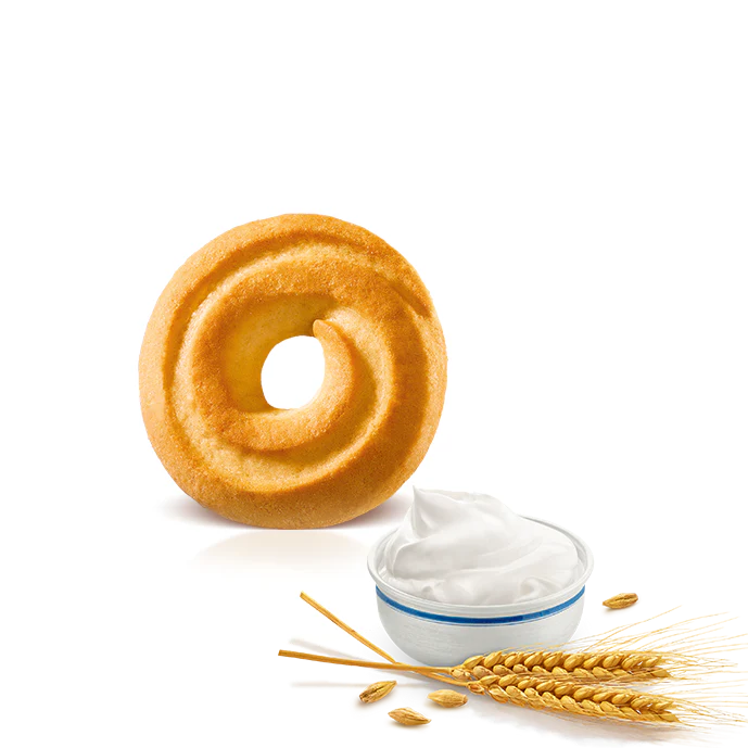 Balocco Ciambelle Biscuits, Cream & Egg Cookies, 12.3 oz | 350g - Image 2