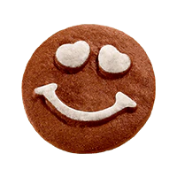 Balocco Faccine Biscuits, Chocolate & Hazelnut Cookies, 12.3 oz | 350g - Image 2