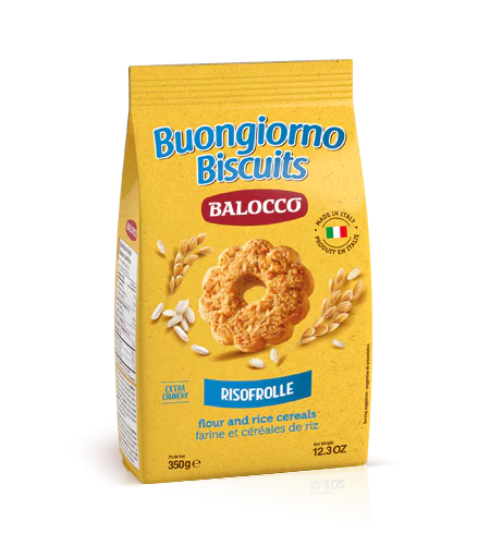 Balocco Risofrolle (Mondine) Biscuits, Cookies, 12.3 oz | 350g