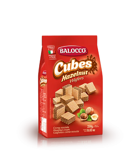Balocco Hazelnut Wafers, 8.82 oz | 250g