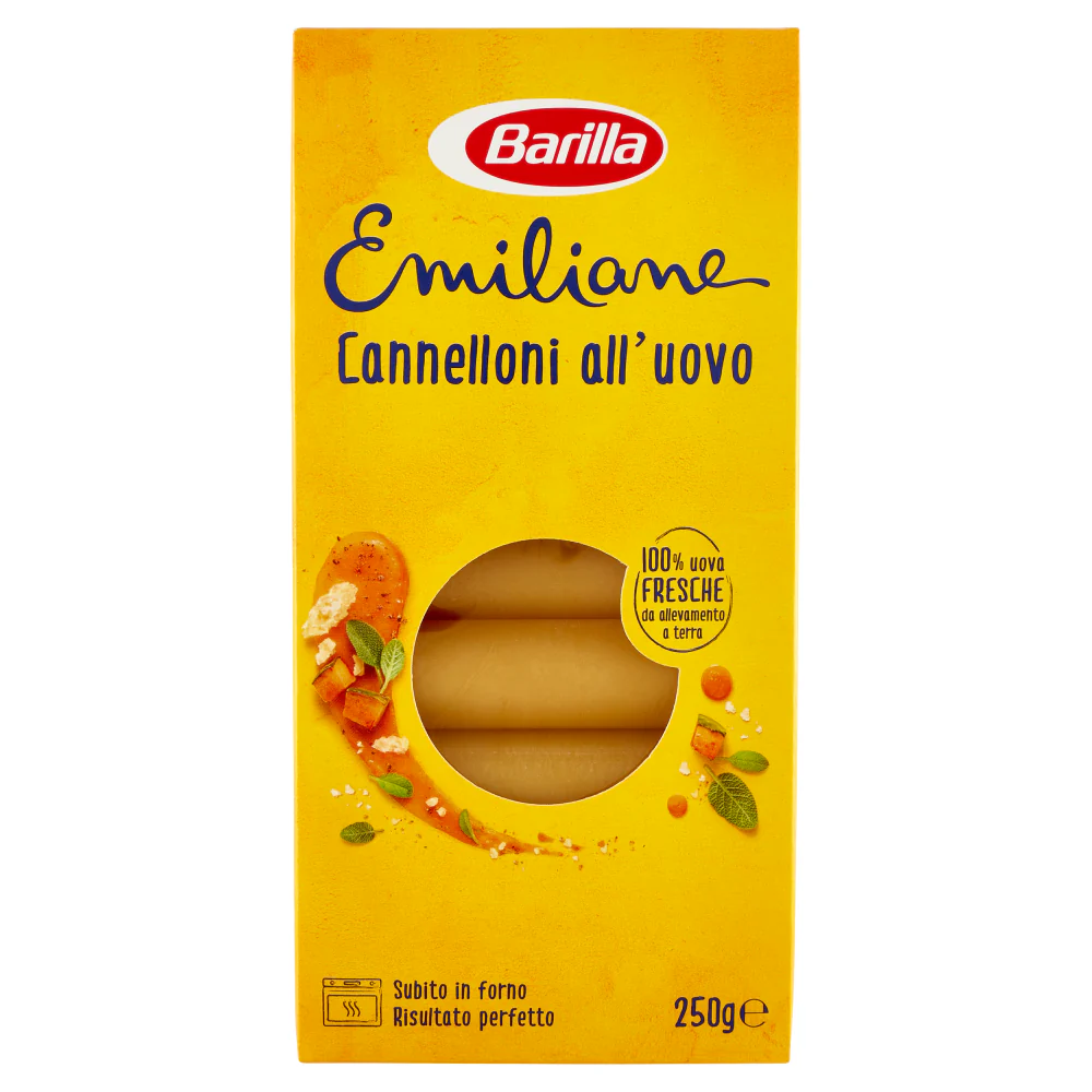 Barilla Egg Cannelloni Pasta, 250g