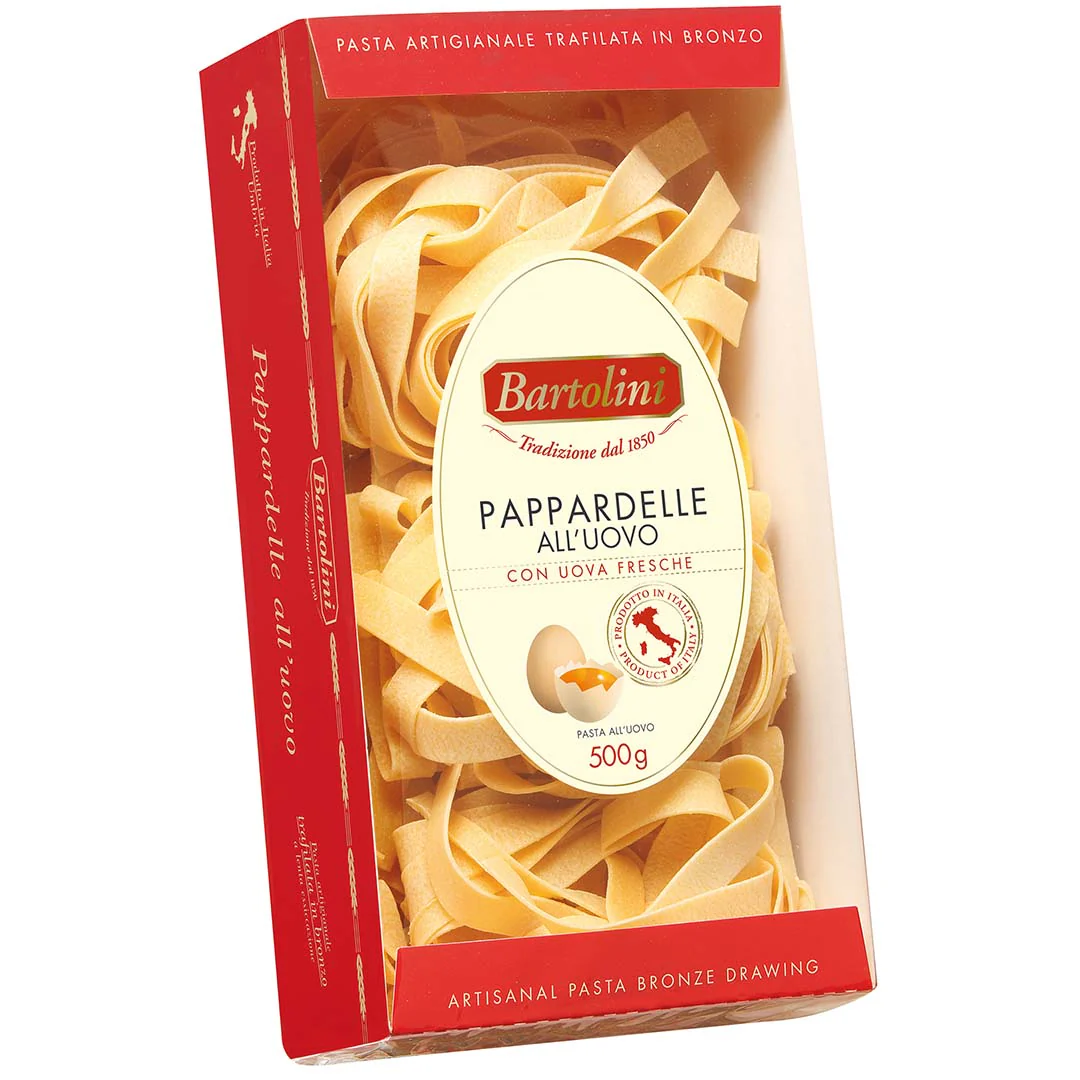 Bartolini Pappardelle Egg Pasta, 17.6 oz | 500g