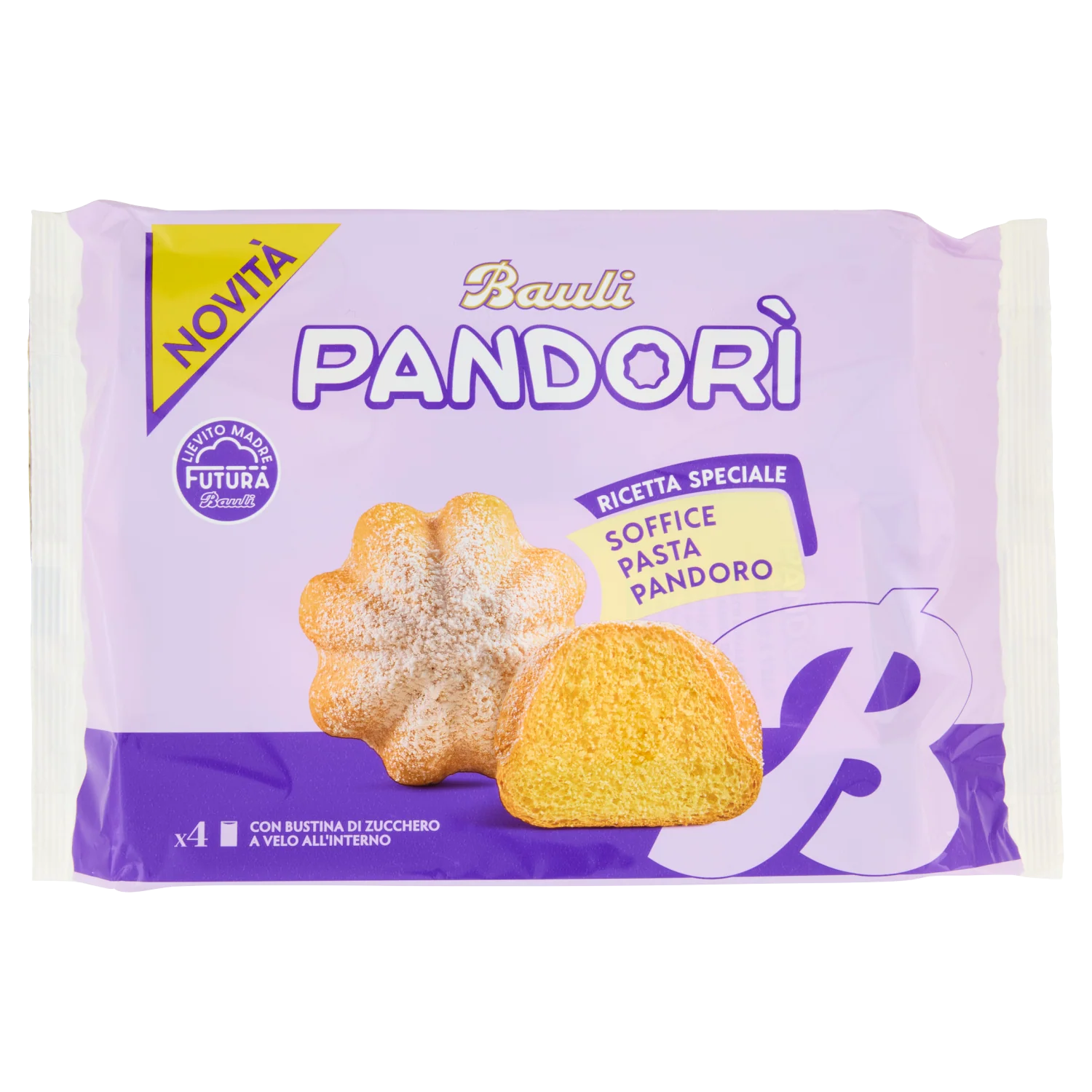 Bauli Pandorì al Miele – Honey‑Infused Mini Pandoro (4‑Pack)