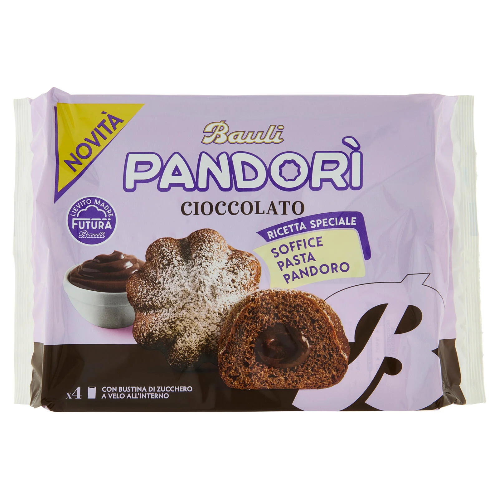 Bauli PandorƬ Crema al Cioccolato ā 4 Mini Pandoro - Image 2