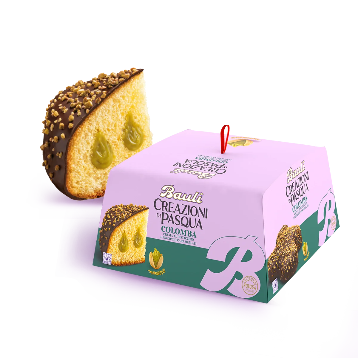 Bauli Pistacchio Creations Colomba, 26.4 oz | 750g | Product of Italy