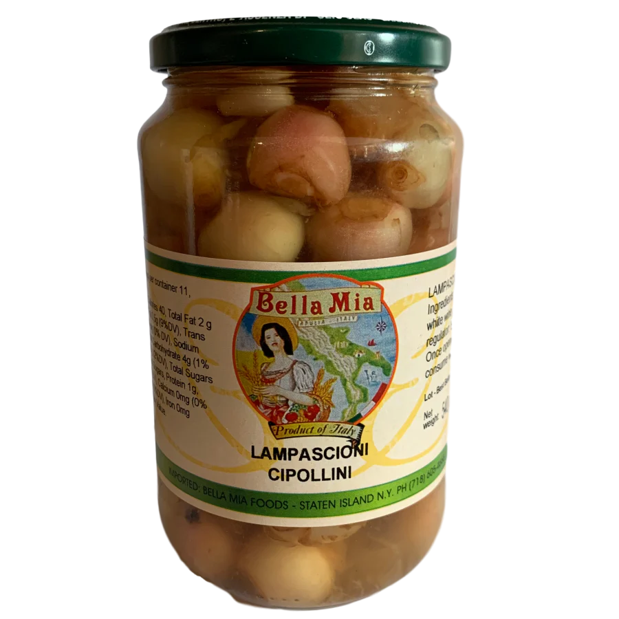 Bella Mia Lampascioni Cipollini, Wild Onions in Brine, 540g
