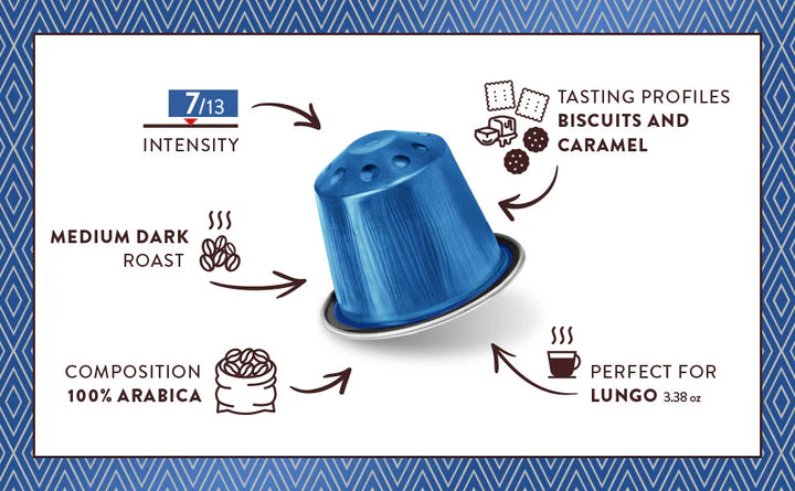 Kimbo Barista Lungo Intenso, #7 Aluminum Nespresso Compatible - Image 3