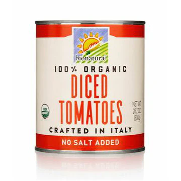 Bionaturae Organic Diced Tomatoes, 28.2 oz.