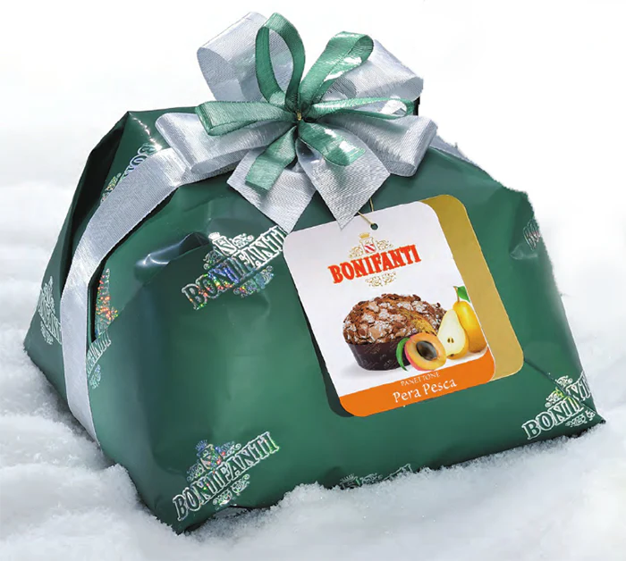 Bonifanti Panettone Pear and Peach, Pera e Pesca, 35.2 oz | 1kg - Image 2