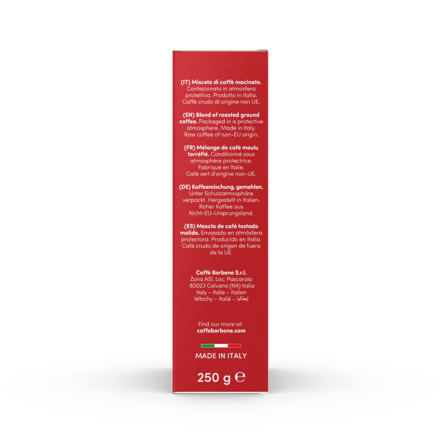 Borbone Espresso Intenso, 9/10 Intensity Ground Coffee, 8.8 oz |  250g - Image 3