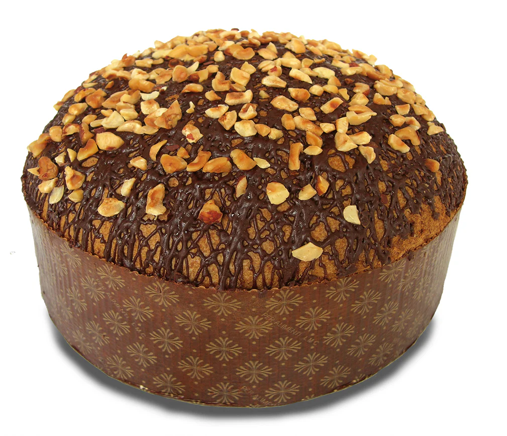 Breramilano Panettone with Chocolate Chips and Hazelnut, Raffaello Hand Wrapped, 35.2 oz - 1 kg - Image 2