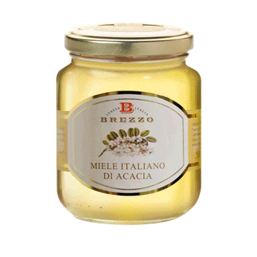 Brezzo Acacia Honey, 100% Pure Italian Honey, 12 oz | 350g