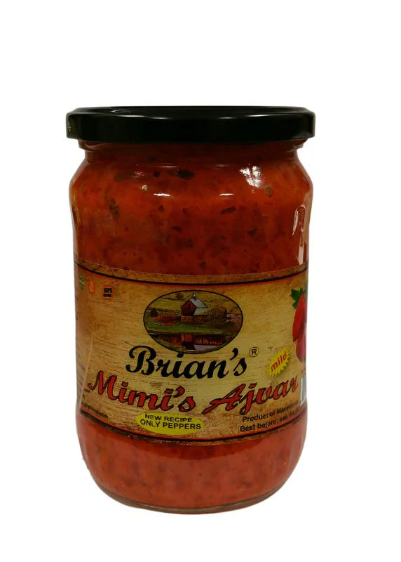 Brian's Mimi's Ajvar Mild, Only Peppers, 20.4 oz | 580g