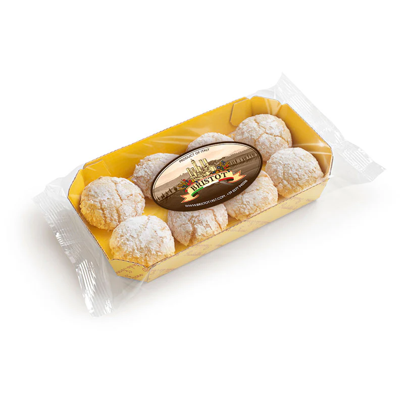 Bristot Almond Paste Cookies with Apricot Jam, Delizia Albiocca, 7 oz | 200g