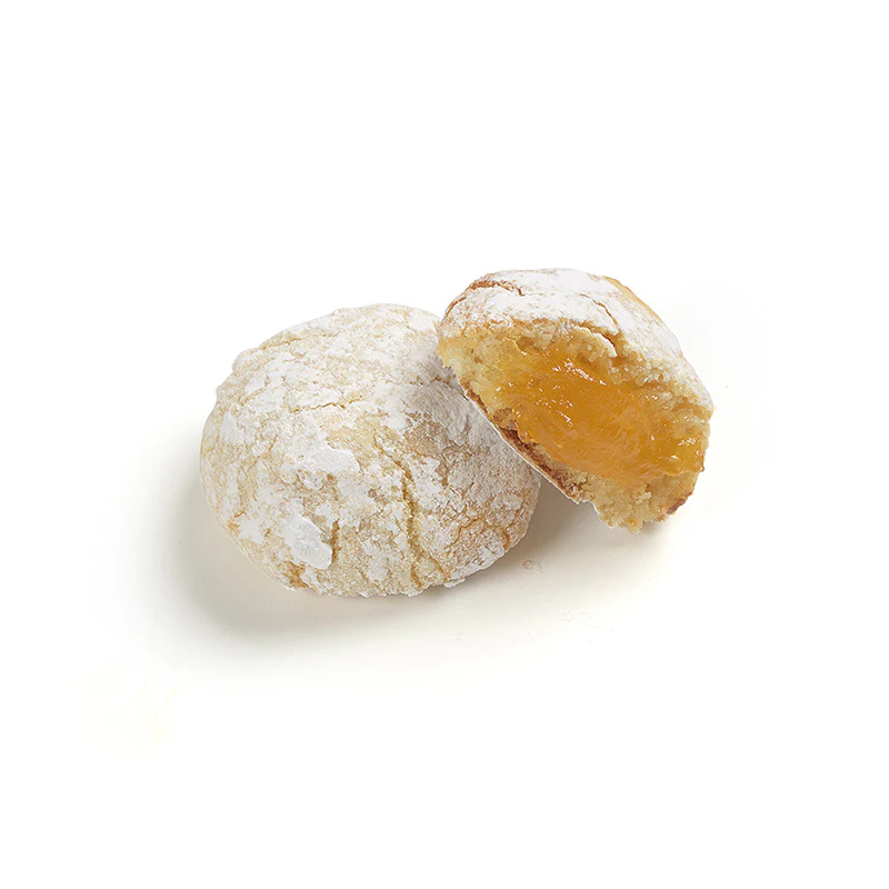 Bristot Almond Paste Cookies with Apricot Jam, Delizia Albiocca, 7 oz | 200g - Image 2