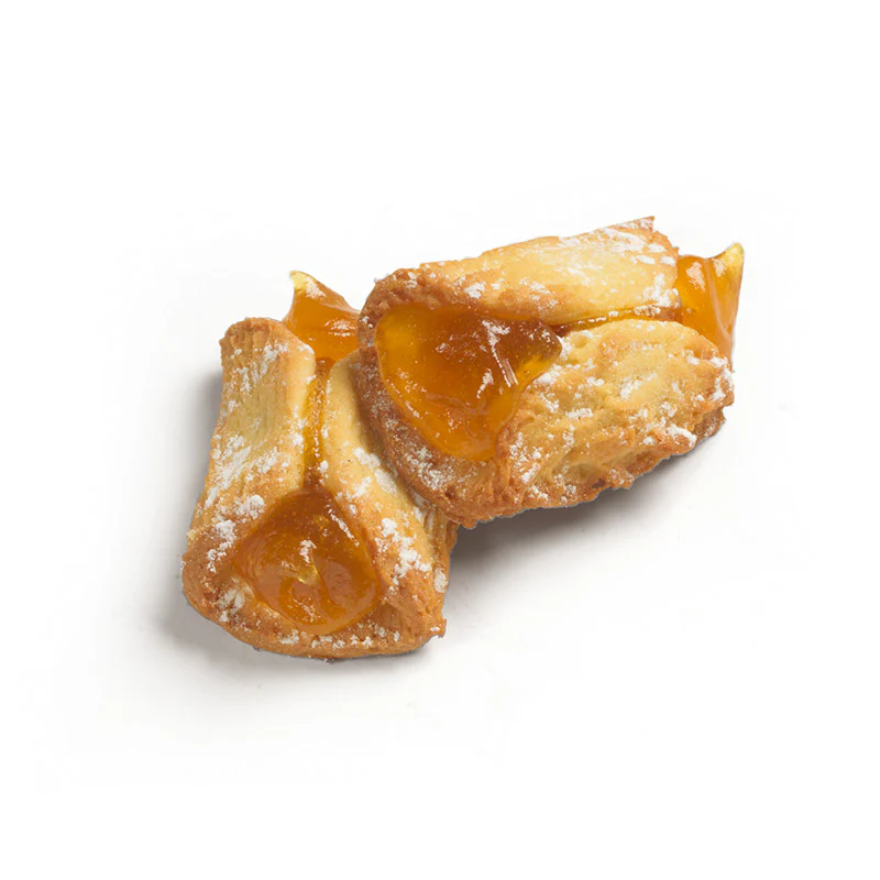Bristot Bauletti Pastries Apricot Jam, Shortbread with Apricot Jam, 7 oz | 200g - Image 2
