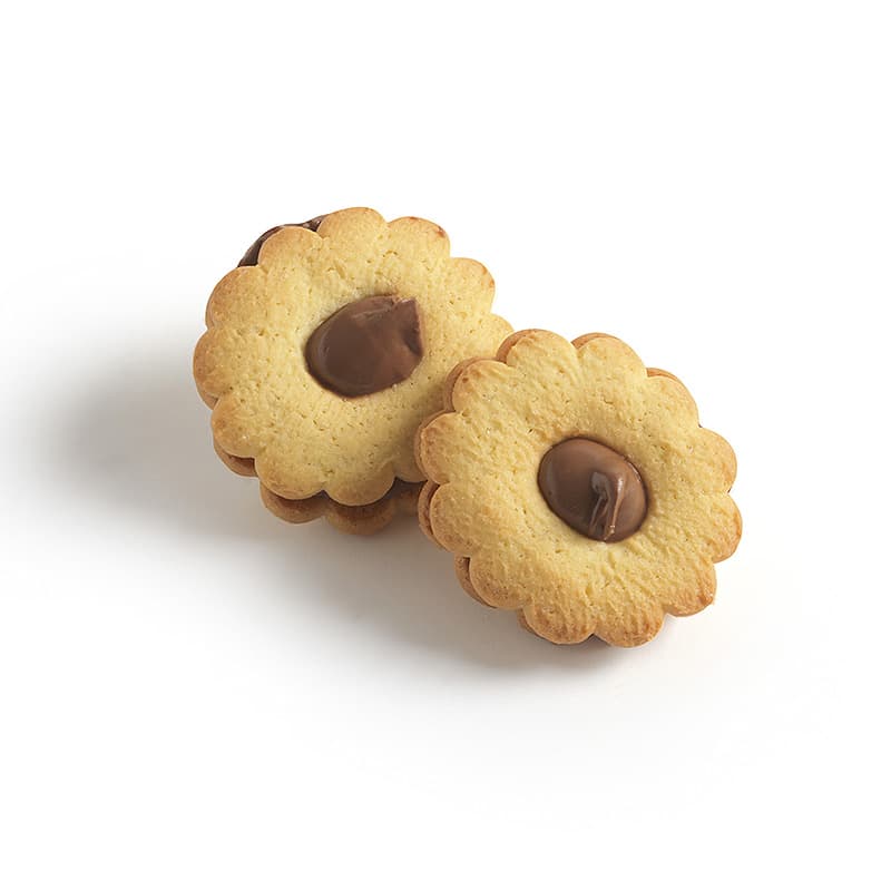 Bristot Occhi di Bue Ciok, Cookies With Hazelnut Cream, 7 oz | 200g - Image 2