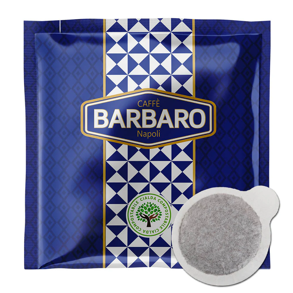 Caffe Barbaro Miscela Cremoso Blue ESE 44mm PODS, 120pk