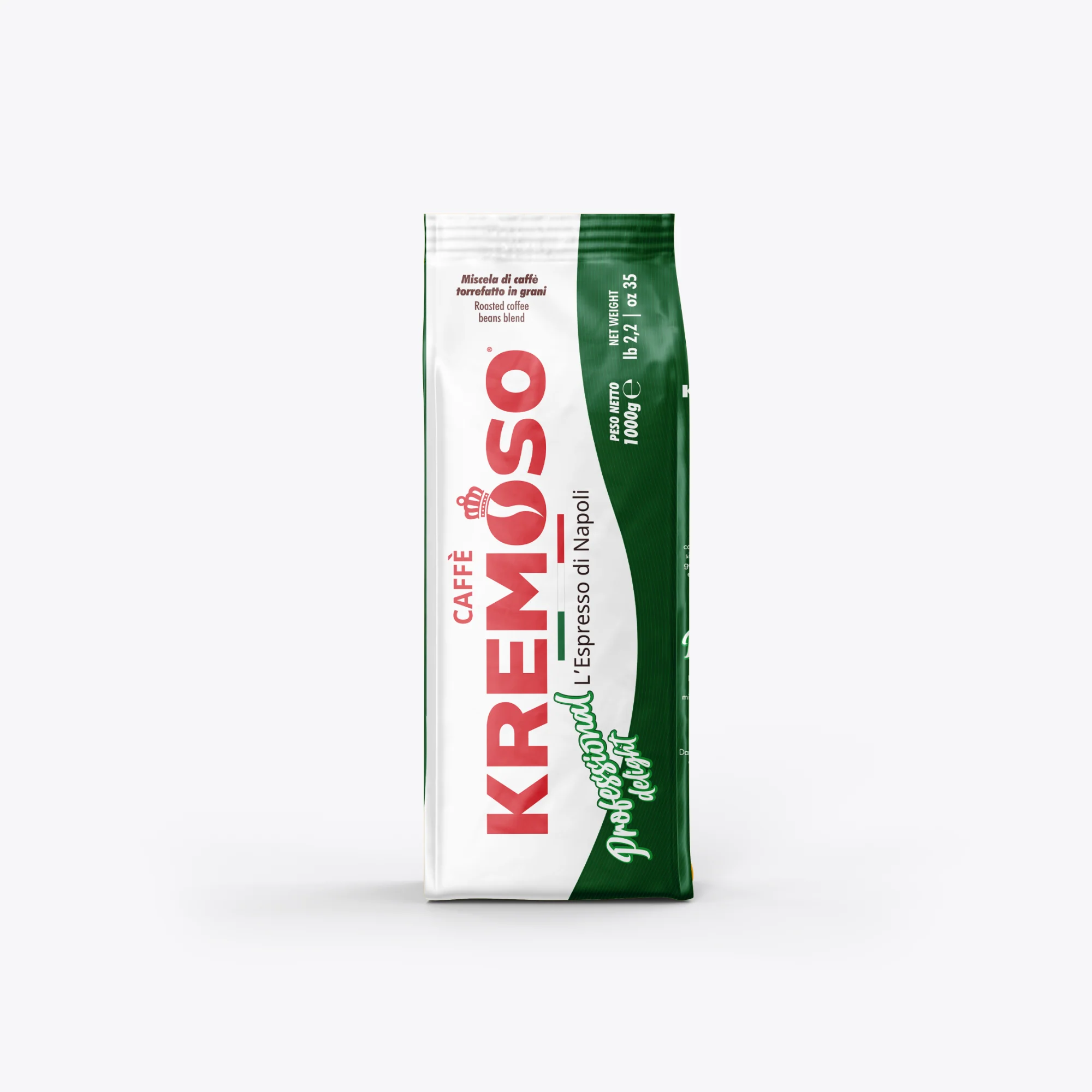 Caffe Kremoso Profesional Delight, Espresso Beans, 1000g