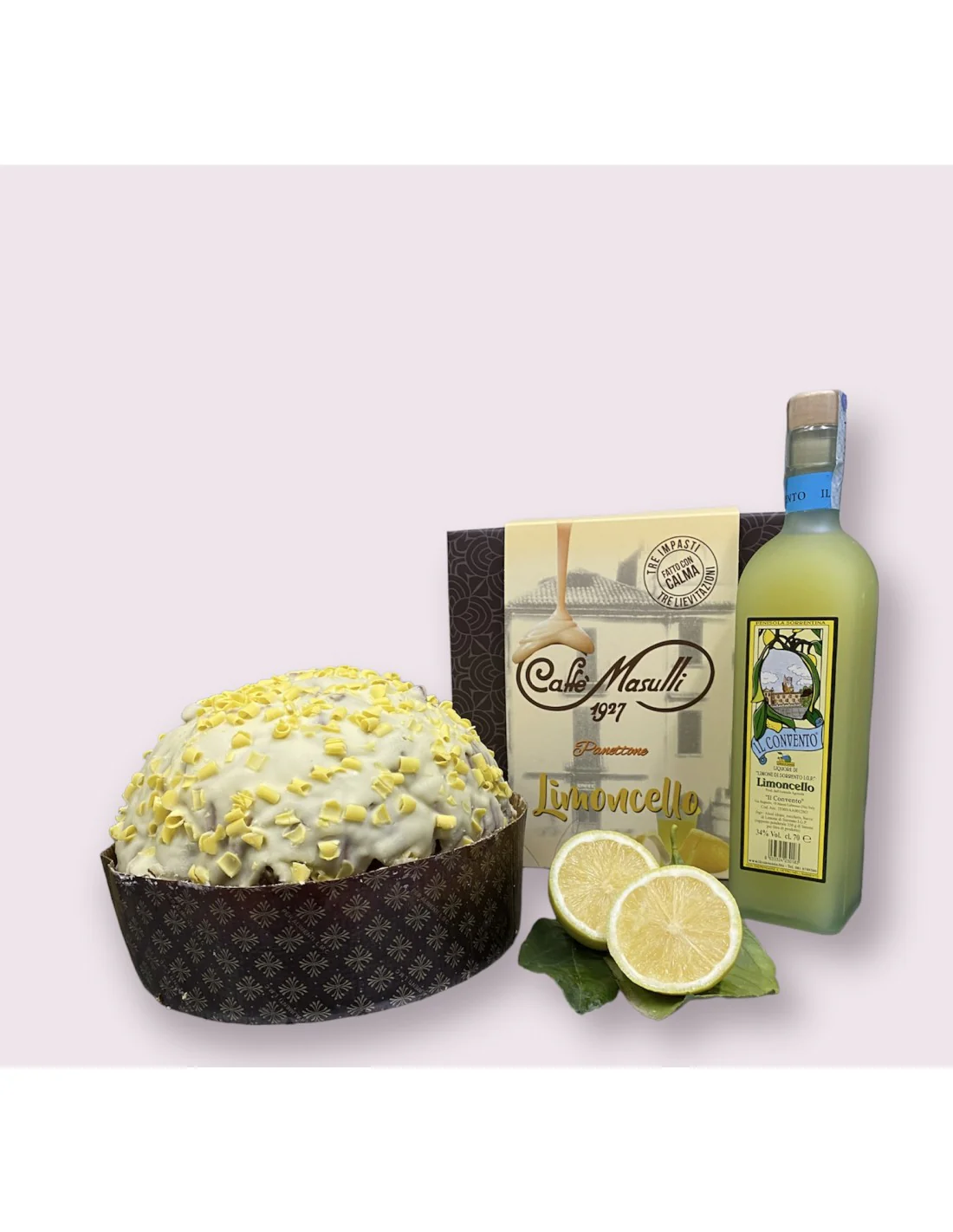 Caffe Masulli Panettone Limoncello & White Chocolate, 35.27 oz | 1kg - Image 4