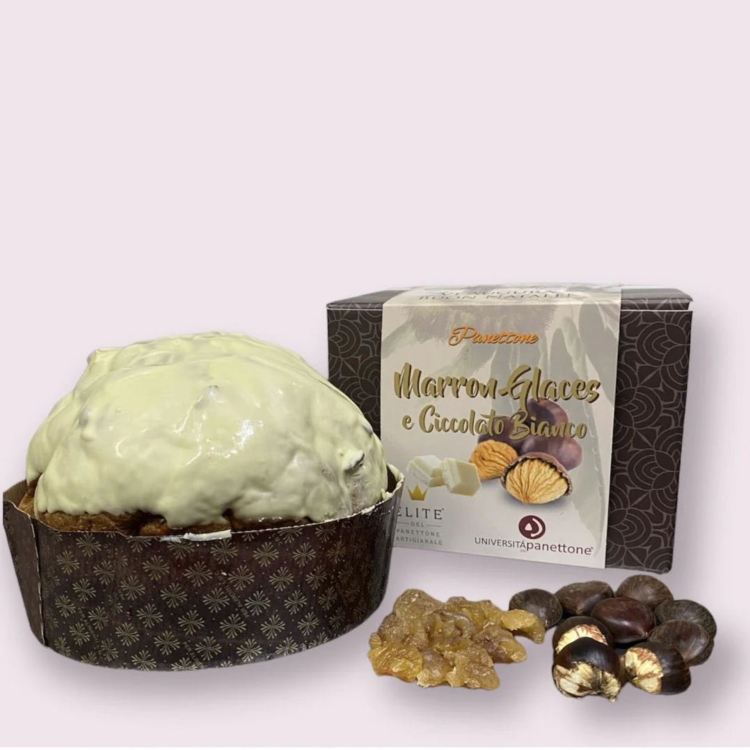 Caffe Masulli Panettone Marron-Glacés & White Chocolate, 35.27 oz | 1kg - Image 2