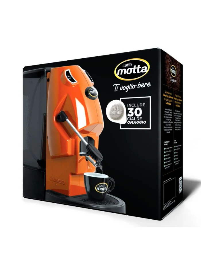 Caffe Motta Orange, Didiesse BABY Frog ESE Espresso POD Machine, 120 Volt