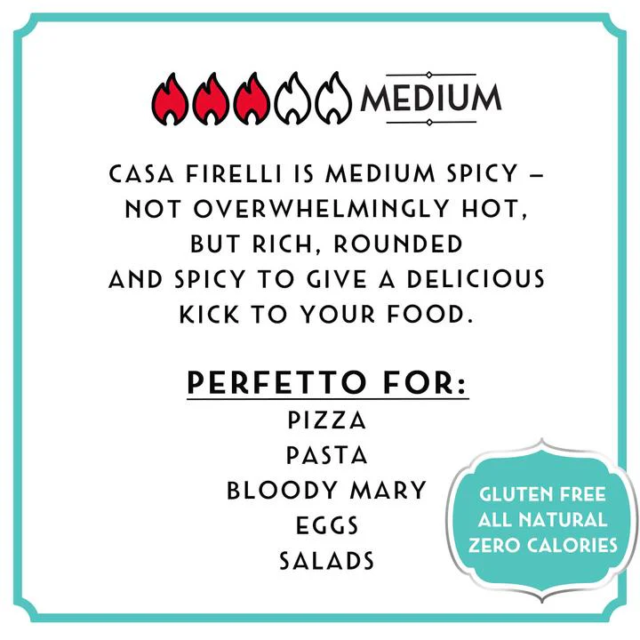 Casa Firelli Hot Sauce, 5 oz | 148 mL - Image 4