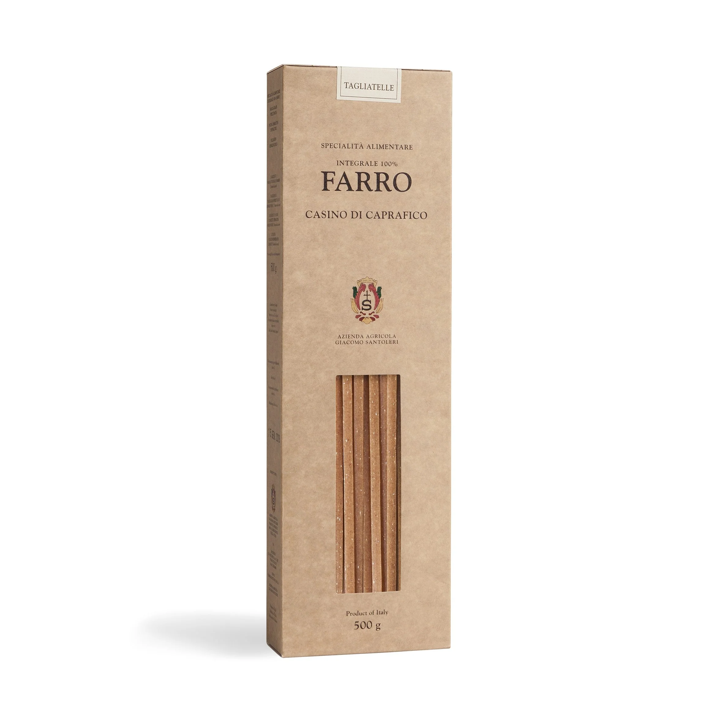 Casino Di Caprafico Farro Pasta Tagliatelle, 17.6 oz | 500g
