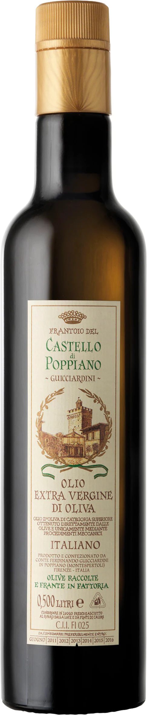 Castello di Poppiano Gucciardini, Extra virgin Olive Oil 100% Italian, 17 fl oz | 500 ml - Image 2