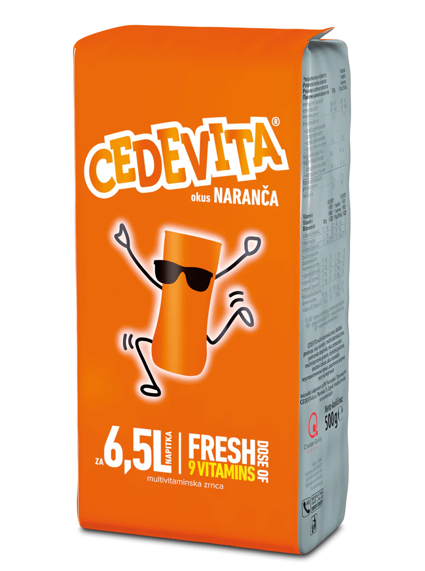 Cedevita Orange Flavor Drink Mix, 500g