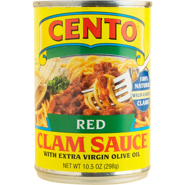 Cento Red Clam Sauce, 10.5 oz. | 298g