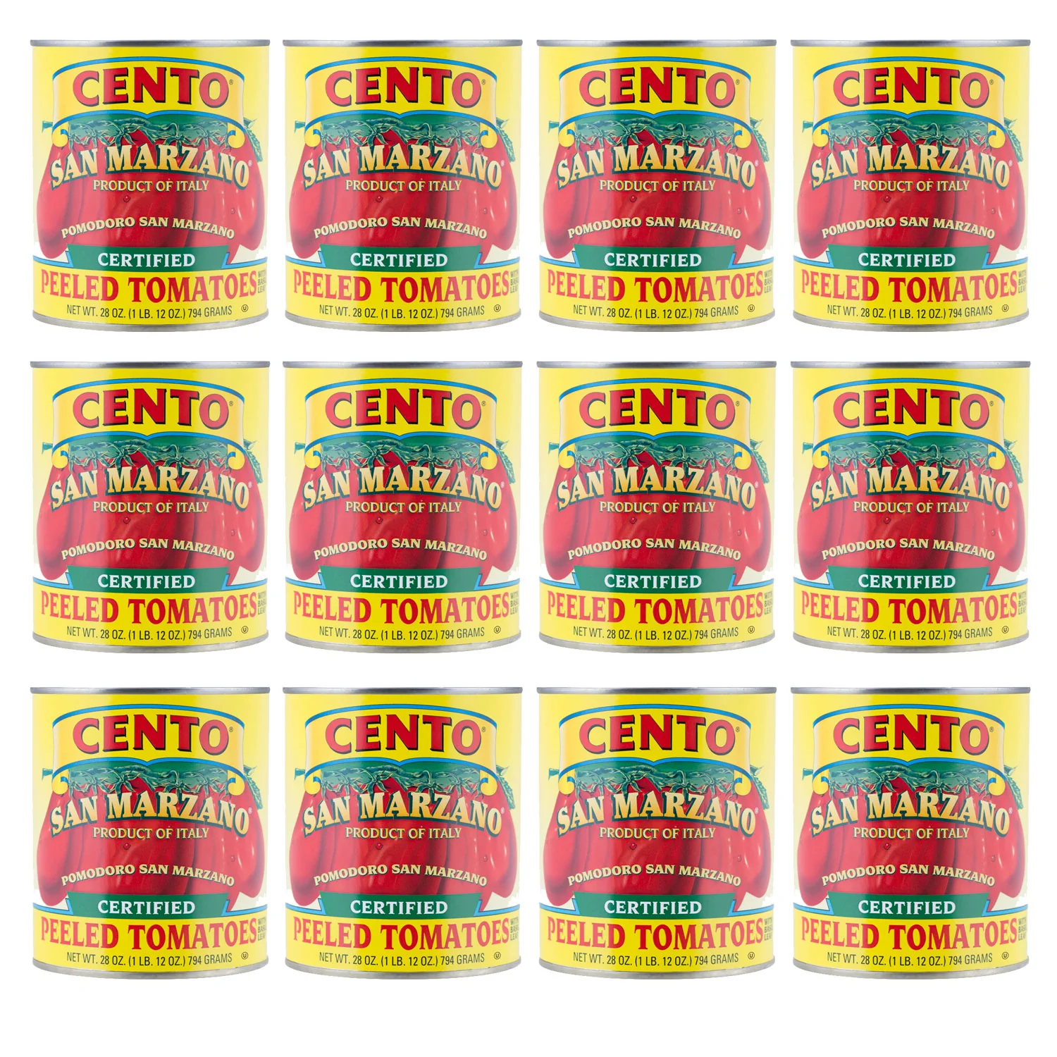 Cento San Marzano Certified Italian Peeled Tomatoes, 28 oz - Image 3