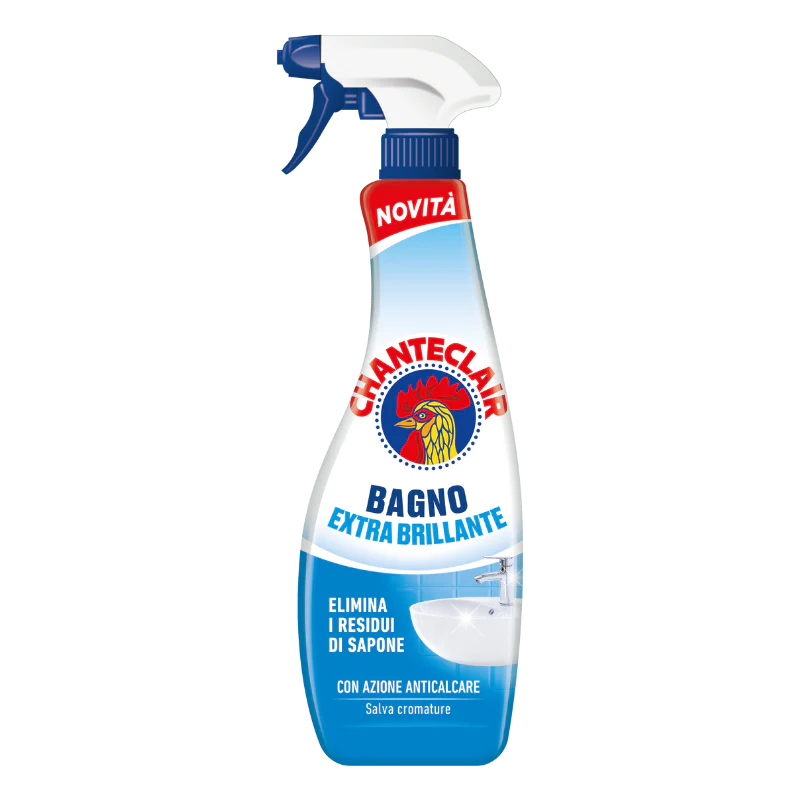 Chanteclair Bathroom Cleaner Extra Brillante, Bagno Azione Anticalcare, 625ml