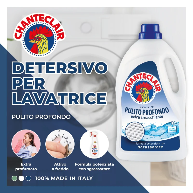 Chanteclair Deep Clean Laundry Detergent, Lavatrice Pulito Profondo - Image 2