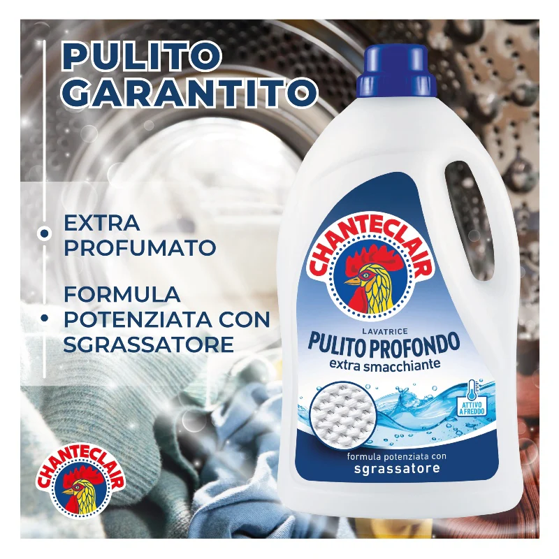 Chanteclair Deep Clean Laundry Detergent, Lavatrice Pulito Profondo - Image 3