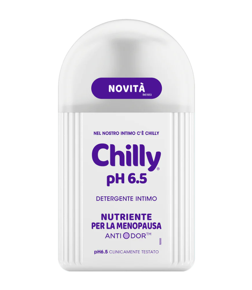 Chilly Detergente Intimo PH 6.5, Menopausa, Anti Odor, 200ml