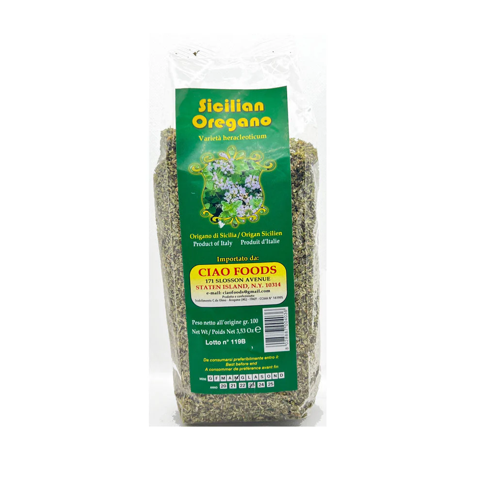 Ciao Foods Sicilian Oregano, Genuine Italian Dried Oregano, 8.81 oz | 250g