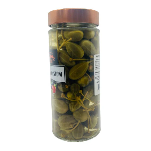 Cinquina Capers with Stem in Vinegar, Caper Fruit, 11.3 oz | 320g - Image 3